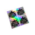 Custom Reflection Rainbow Holographic Stickers Label Laser Prismatic 3D Hologram Sticker